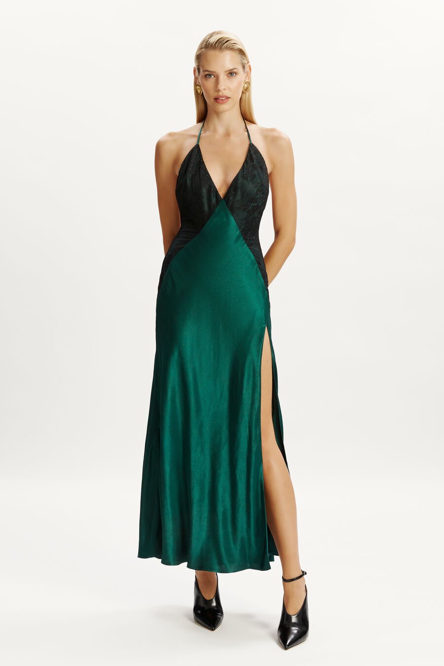 Estrella Halter Maxi Dress