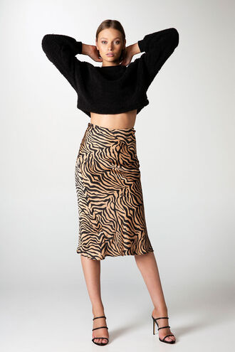 TEDDY JUMPER in colour CAVIAR