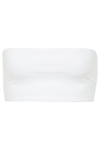 BOOB TUBE TOP in colour BRIGHT WHITE