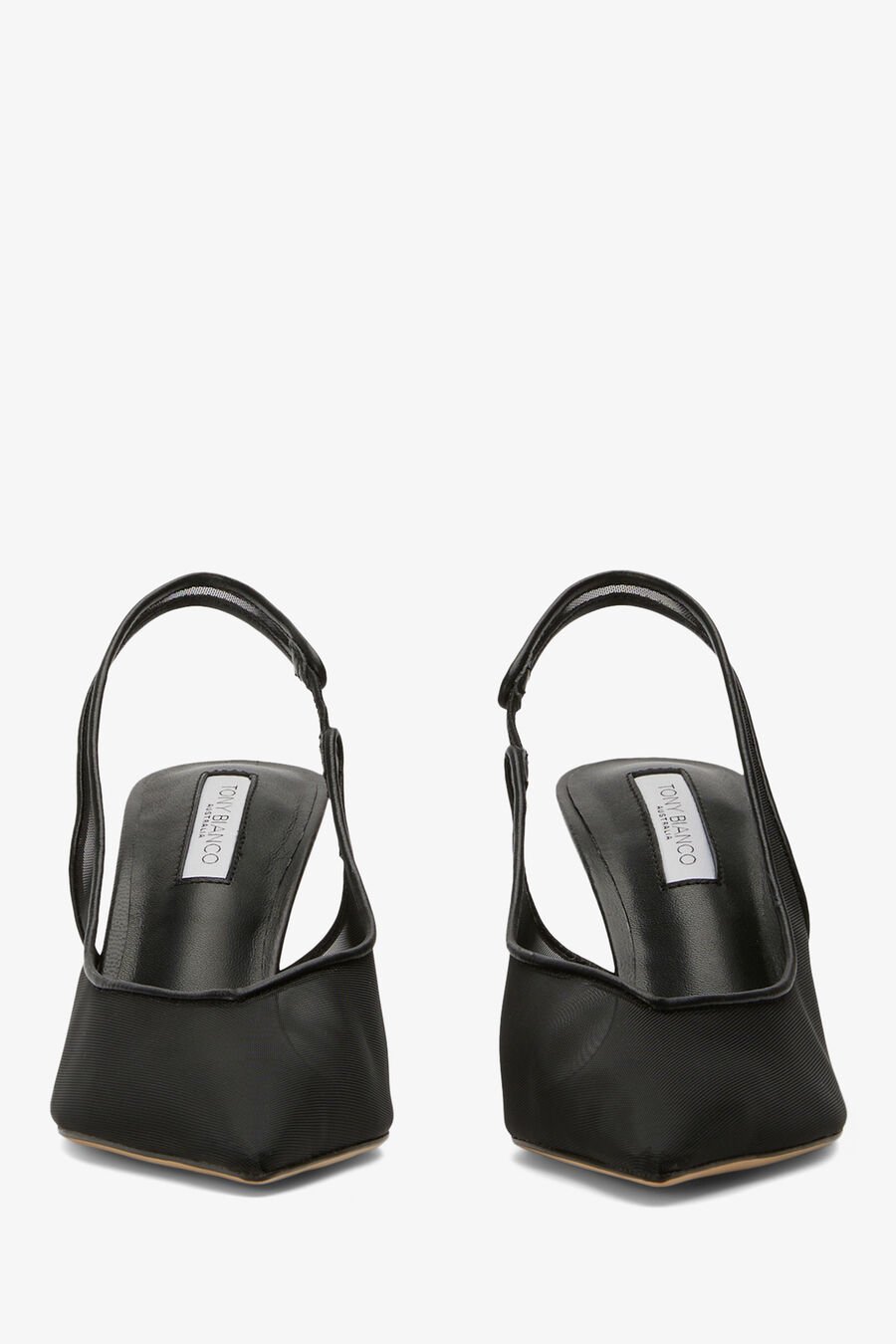 Tony Bianco Breeze Black Nylon Heels BLACK Tony Bianco Breeze Black Nylon Heels