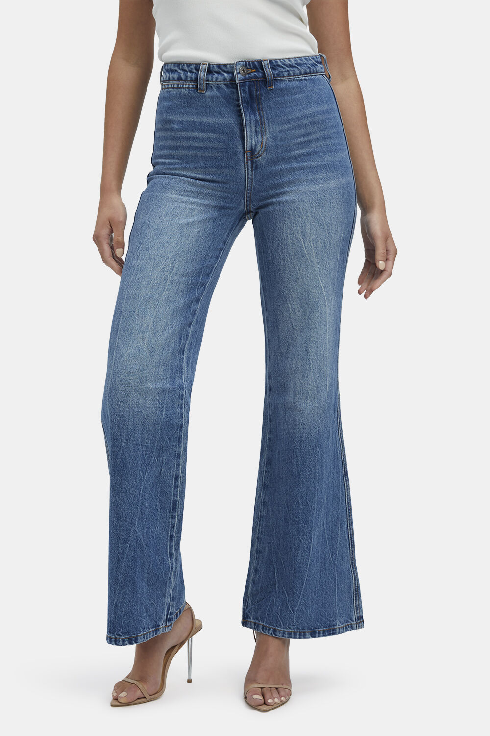 Birkin Flare Leg Jean in Vintage | Bardot