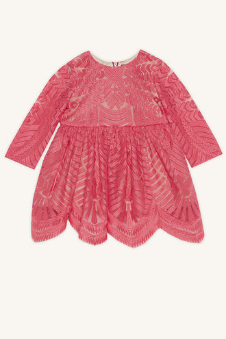EMBROIDERED DRESS in colour PARADISE PINK