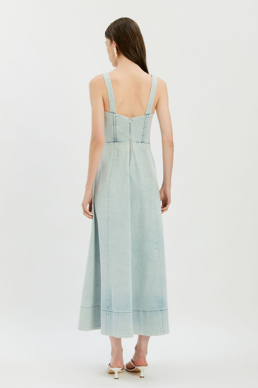 Lilah Denim Midi Dress