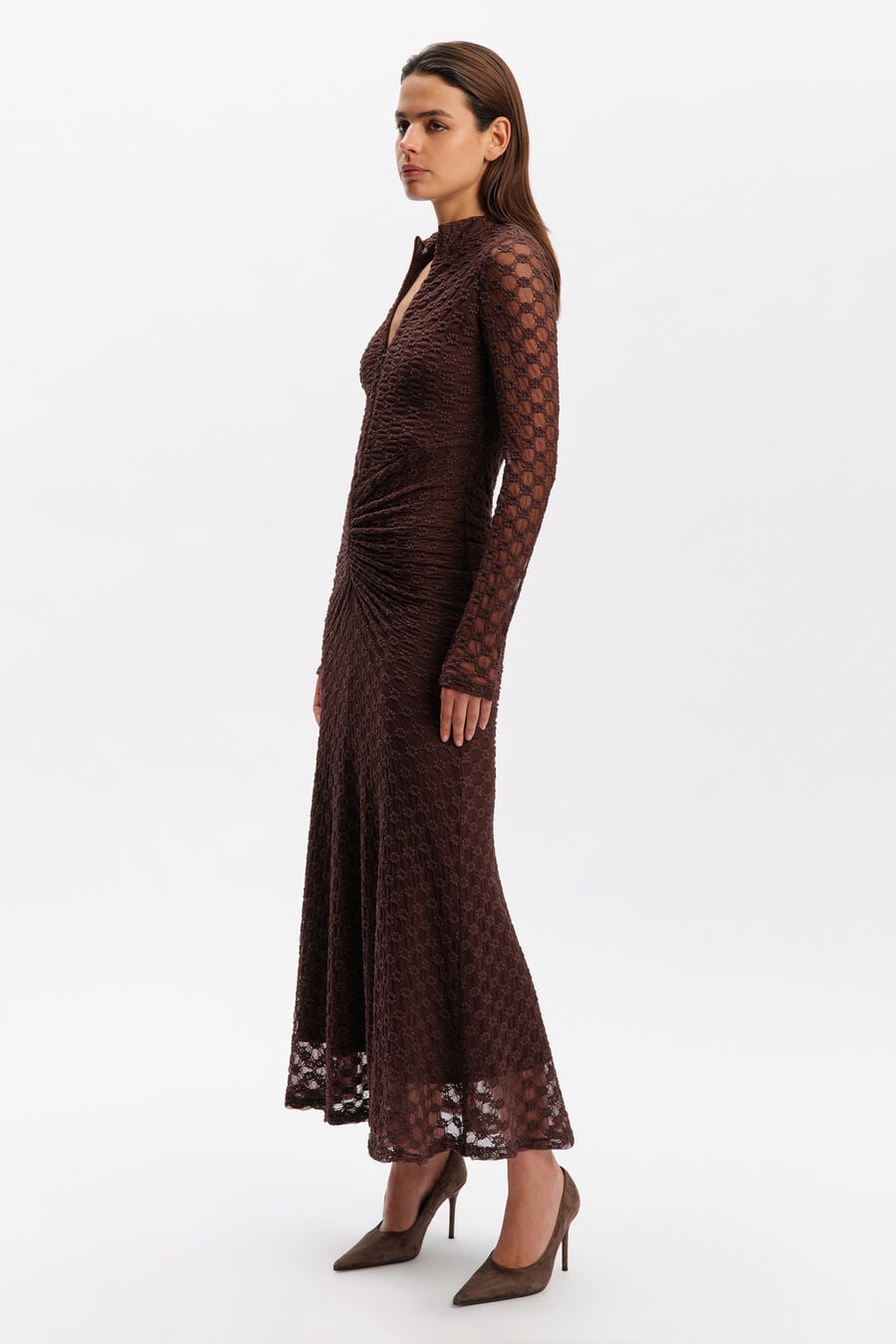 Verinka Lace Maxi Dress
