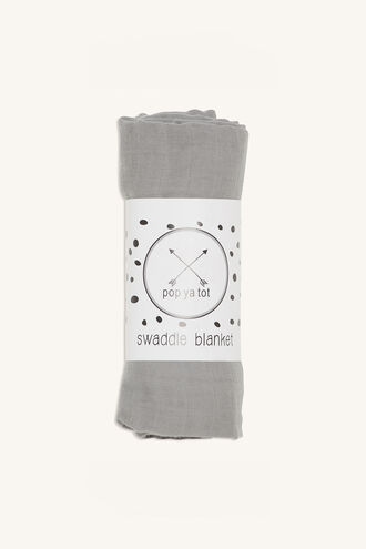 COTTON SWADDLE in colour LIGHT GRAY