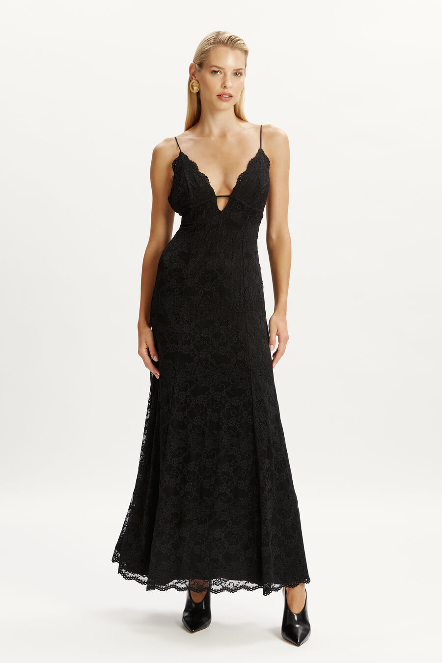 Sabrine Lace Maxi Dress