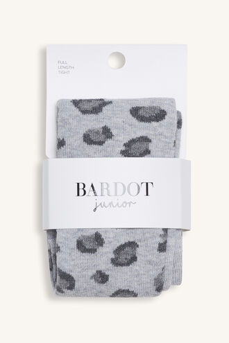 LEOPARD TIGHTS in colour GRAY MIST