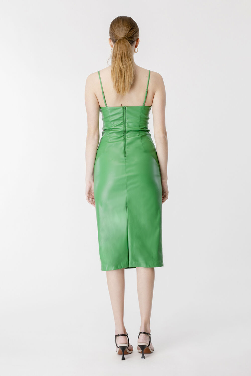 SIBELLA DRESS in colour CLASSIC GREEN