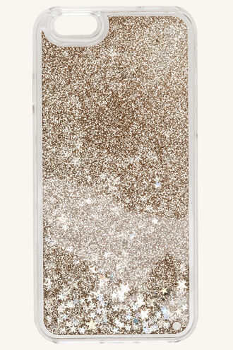 GLITTER PHONE COVER in colour GOLD EARTH