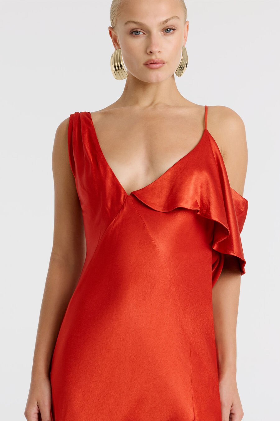 Agnes Satin Maxi Dress