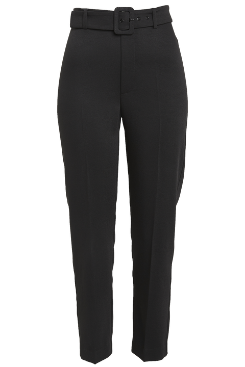 THERESE BUCKLE PANT in colour CAVIAR