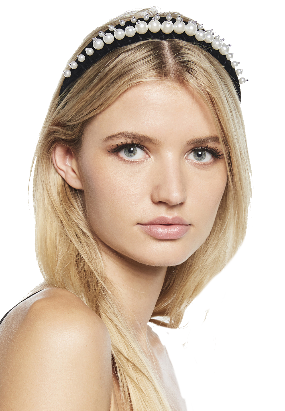 Double Pearl Headband Ladies Accessories & Hats & Hair Bardot