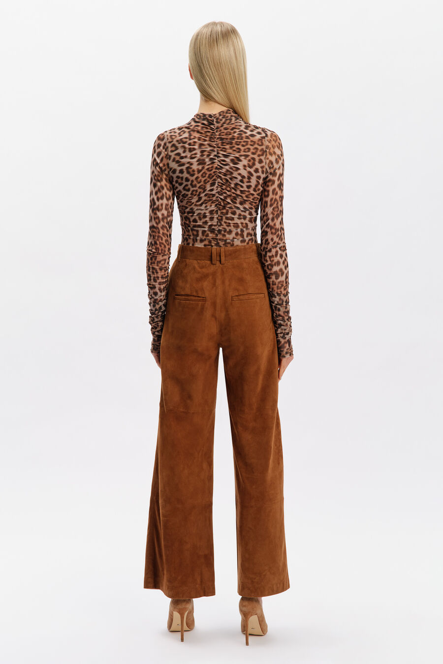 Evina Genuine Suede Pant
