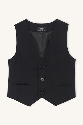OSCAR SUIT VEST in colour JET BLACK