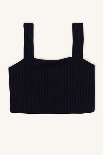 ETTA SPORTS CROP in colour PEACOAT