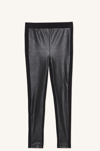 TALITA PU PANT in colour JET BLACK
