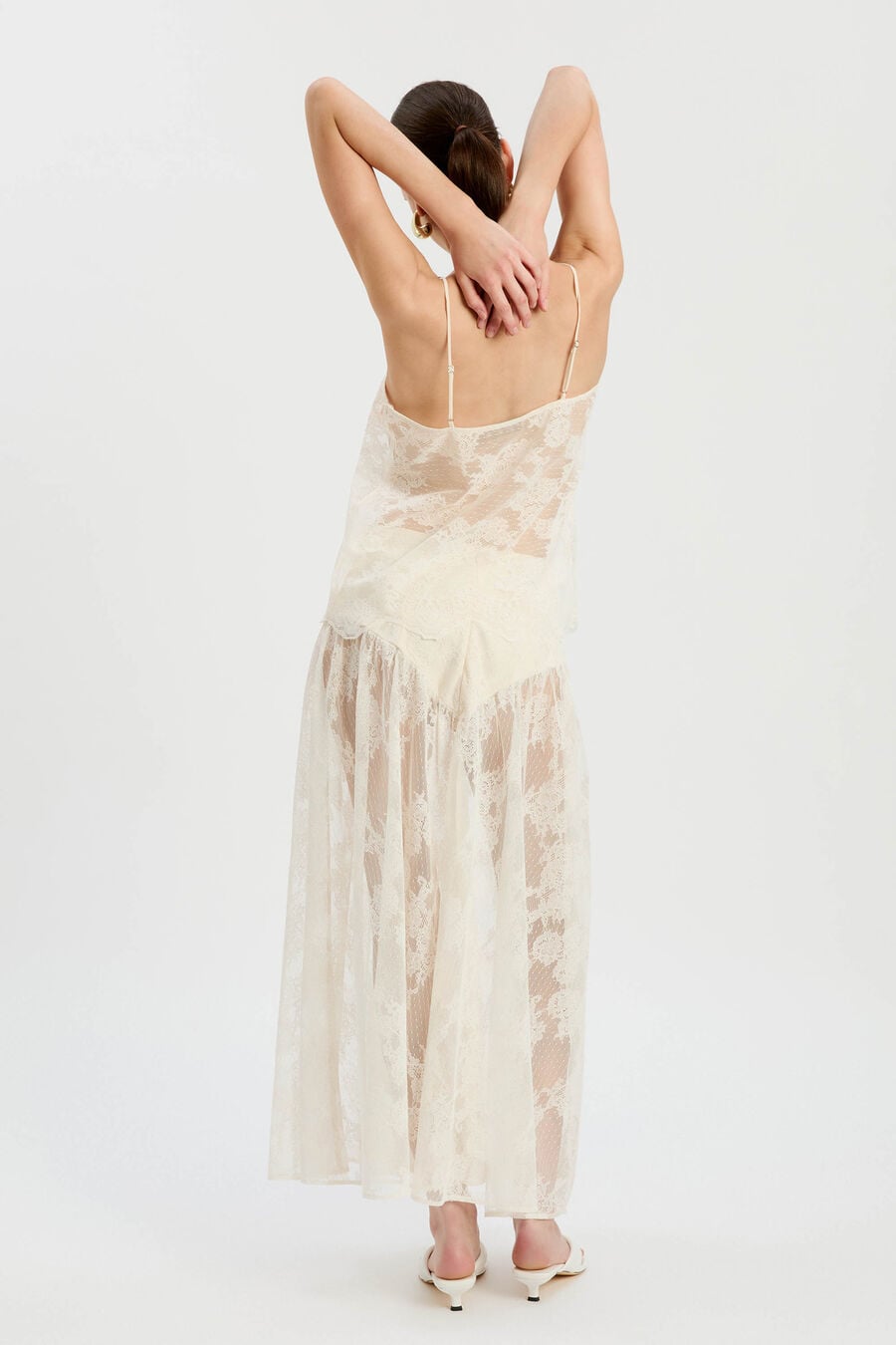 Hildie High Waisted Midi Skirt