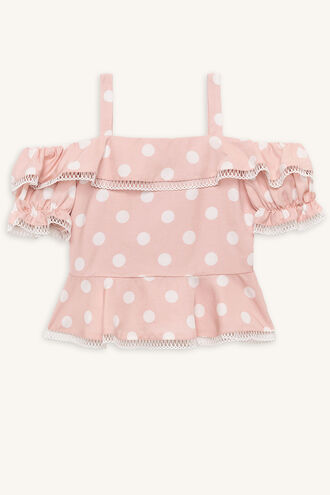 VALKYRIE TOP in colour CREAM TAN