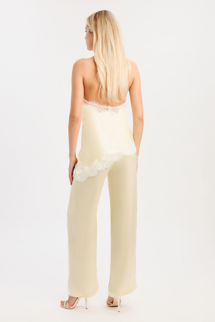 Devin Mid Rise Satin Pant