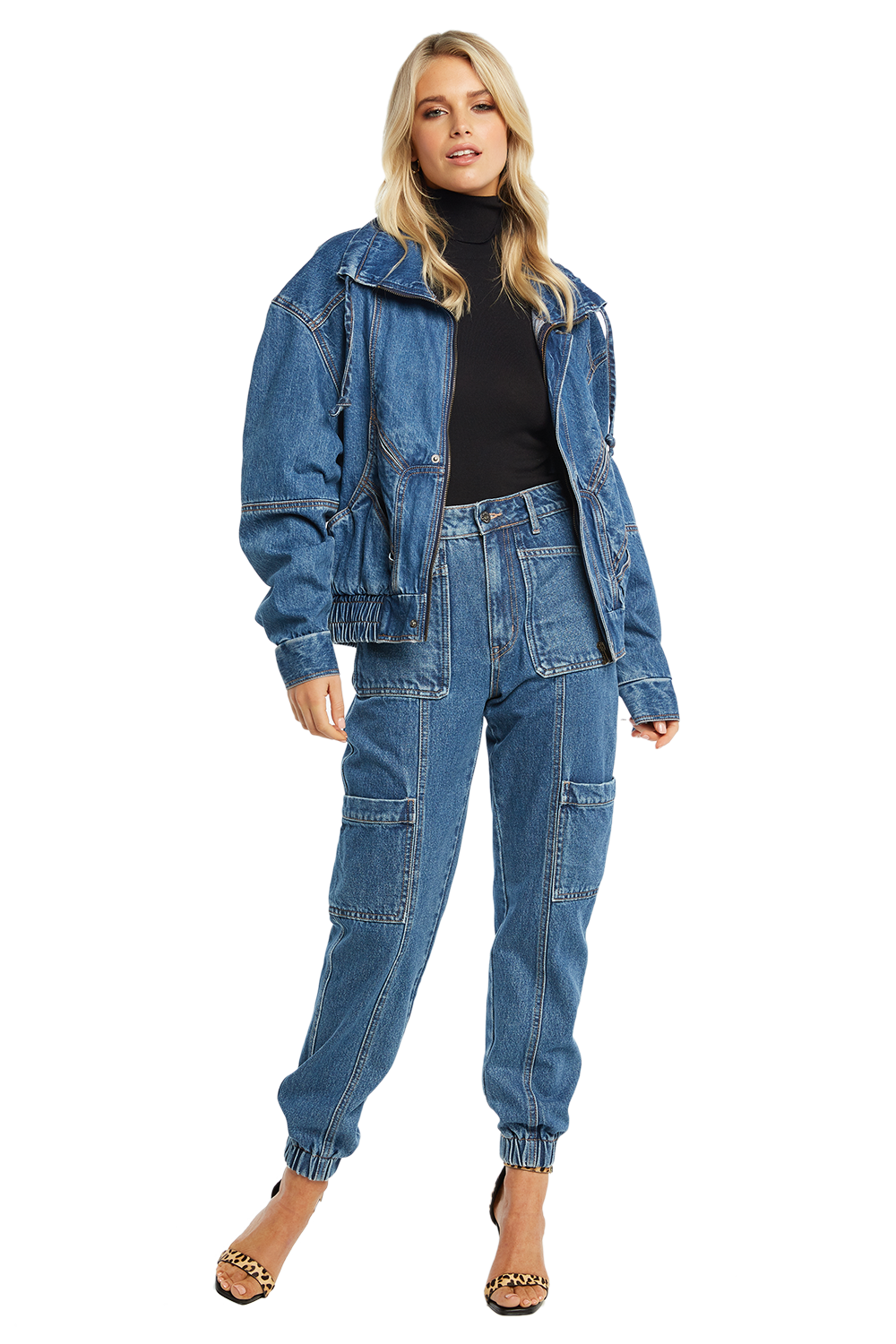 bardot denim jacket