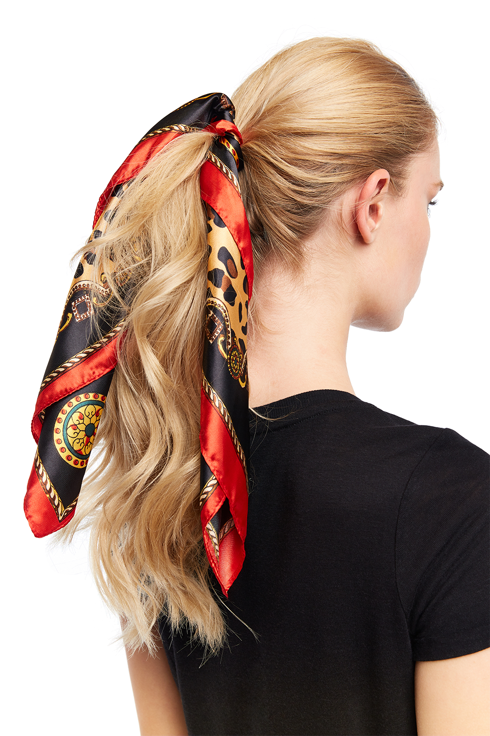 Leopard Hair Scarf Tie Ladies Accessories Hats Hair Bardot