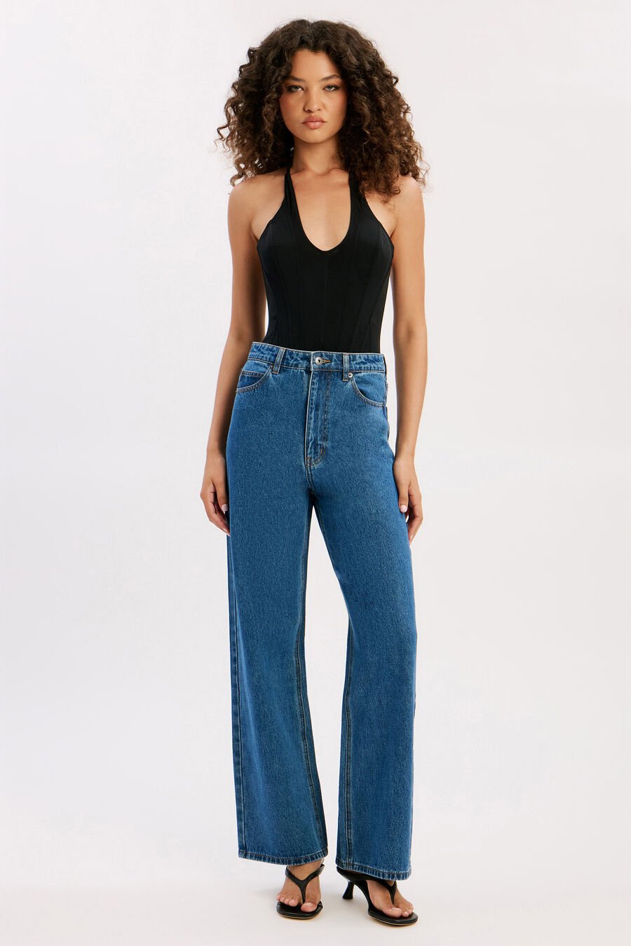 Cindy Wide Full Leg Jeans