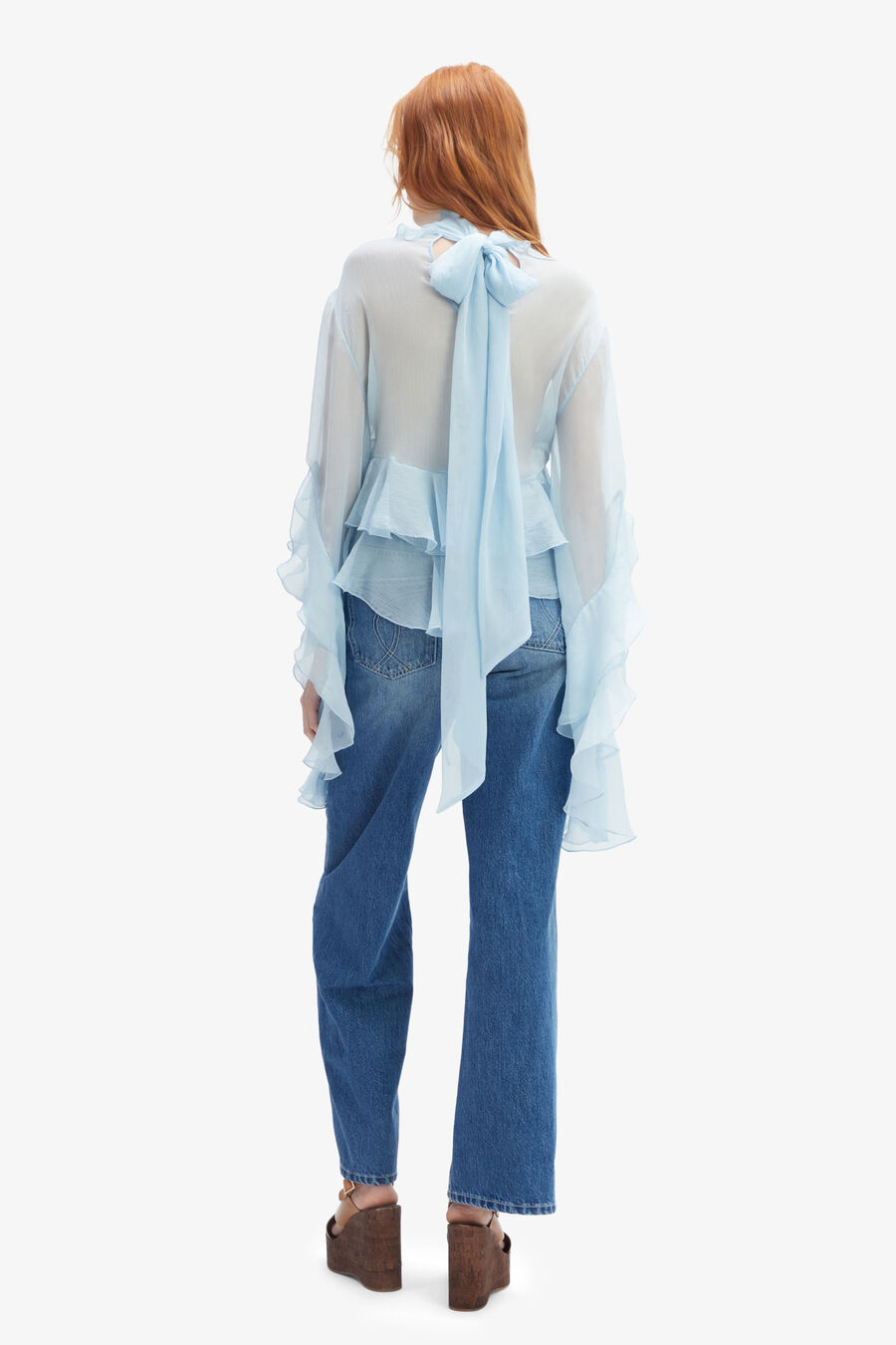 Anyssa Ruffle Blouse