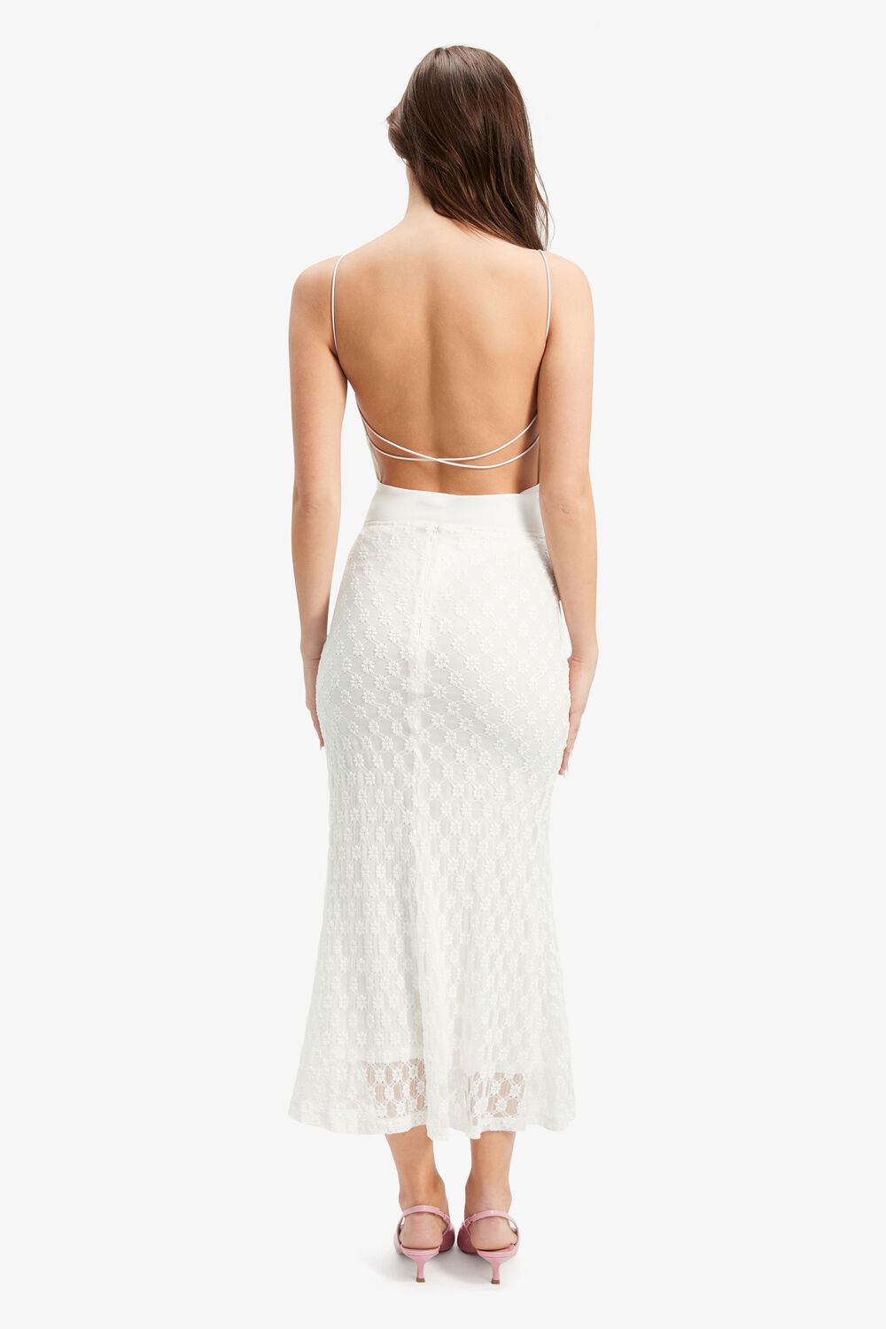 JASMINKA JERSEY BODYSUIT in colour BRIGHT WHITE