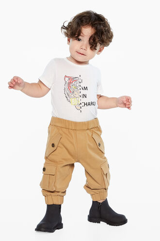 UTILITY CARGO PANT in colour TAN