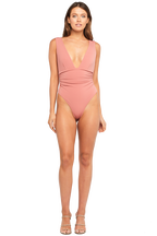 ALI BODYSUIT in colour BRANDIED APRICOT