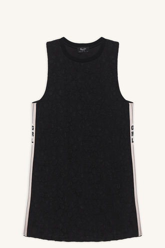GIRL LACE DRESS in colour JET BLACK