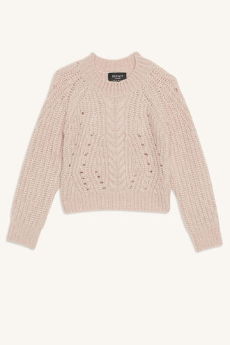 COSY CABLE KNIT in colour POTPOURRI