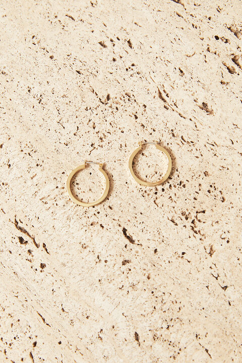 MINI GISELLE HOOP in colour GOLD EARTH