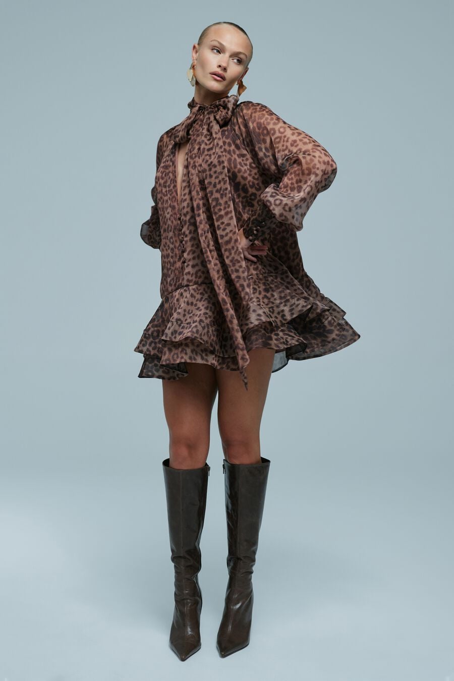 Adrie Babydoll Mini Dress