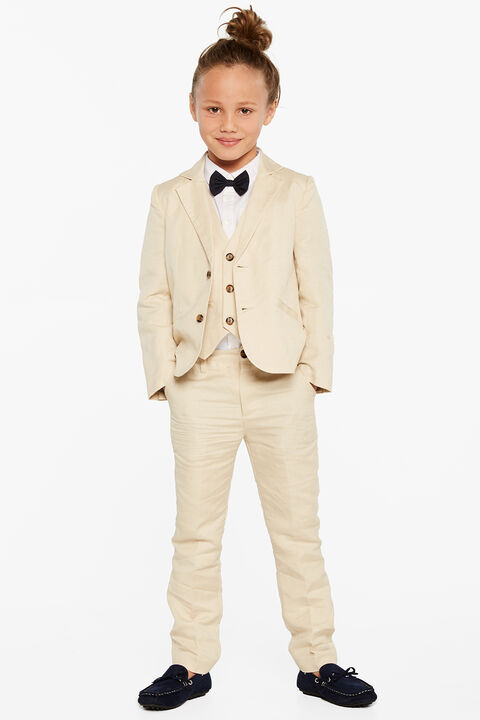 MILES LINEN PANT in colour MOONLIGHT