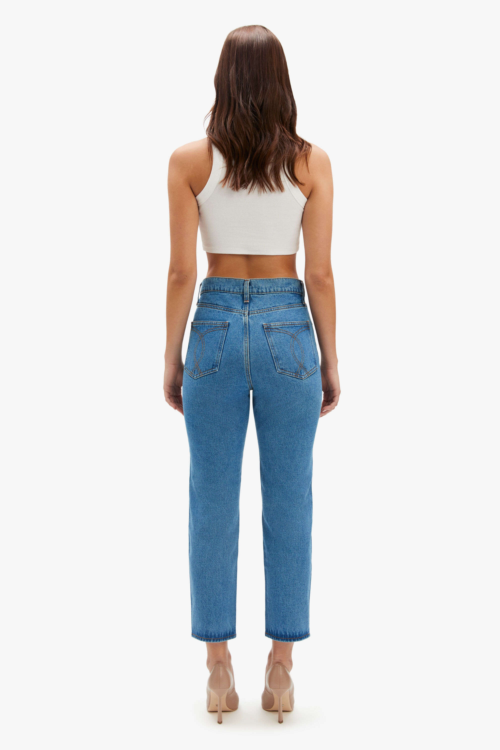 Gisele Straight Leg Jean in Indigo | Bardot