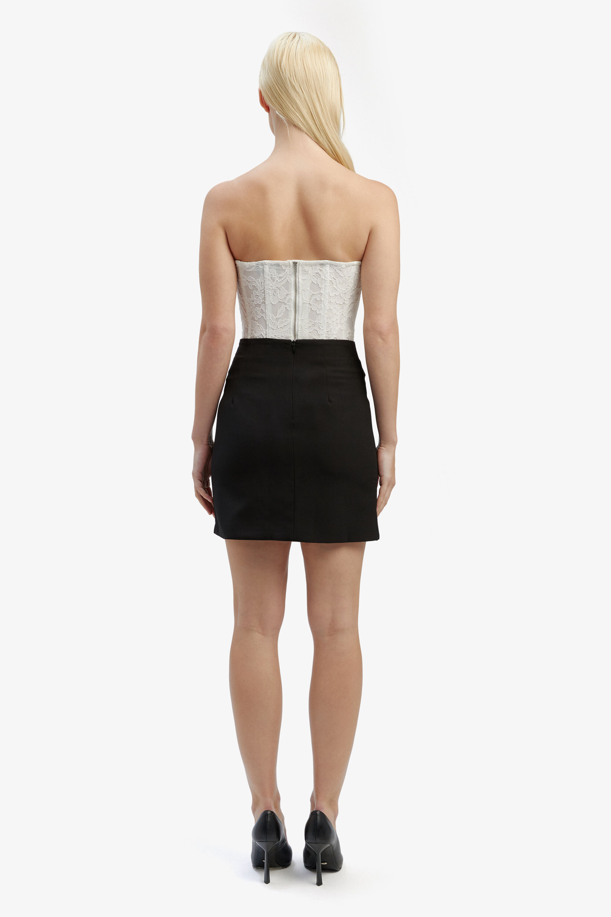 andmaryアンドマリーTina mini skirt black（Rome Mini Skirt In