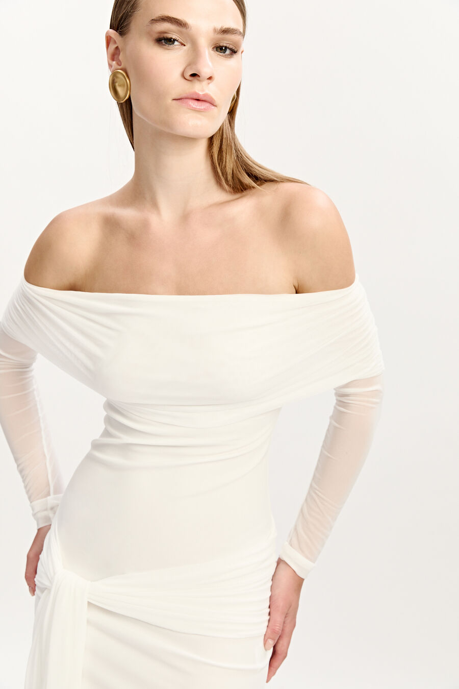 Fernanda Mesh Mini Dress