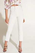 ZALIA SLIM PANT in colour CLOUD DANCER
