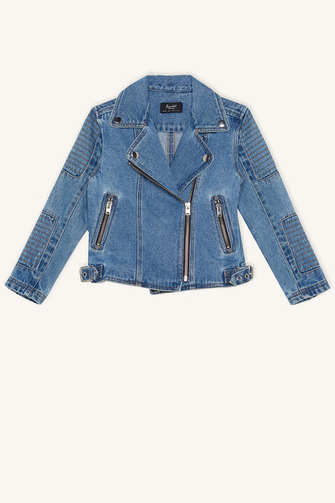 DENIM BIKER JKT