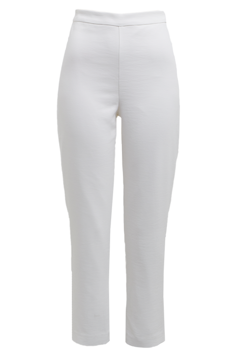 ZALIA SLIM PANT in colour CLOUD DANCER