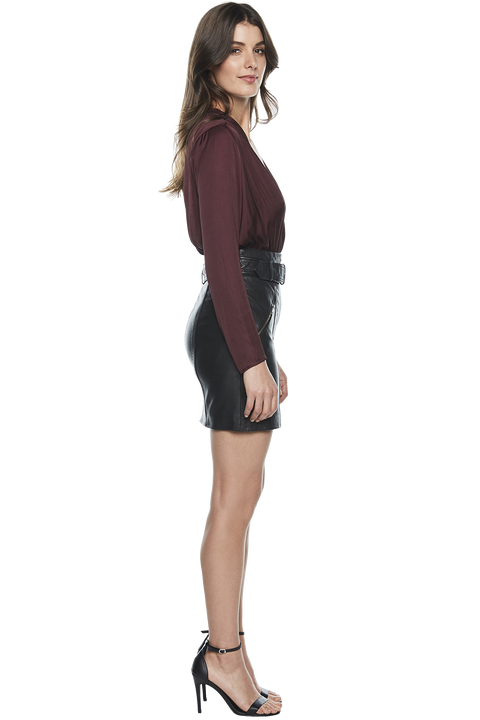 WRAP BODYSUIT in colour WINETASTING