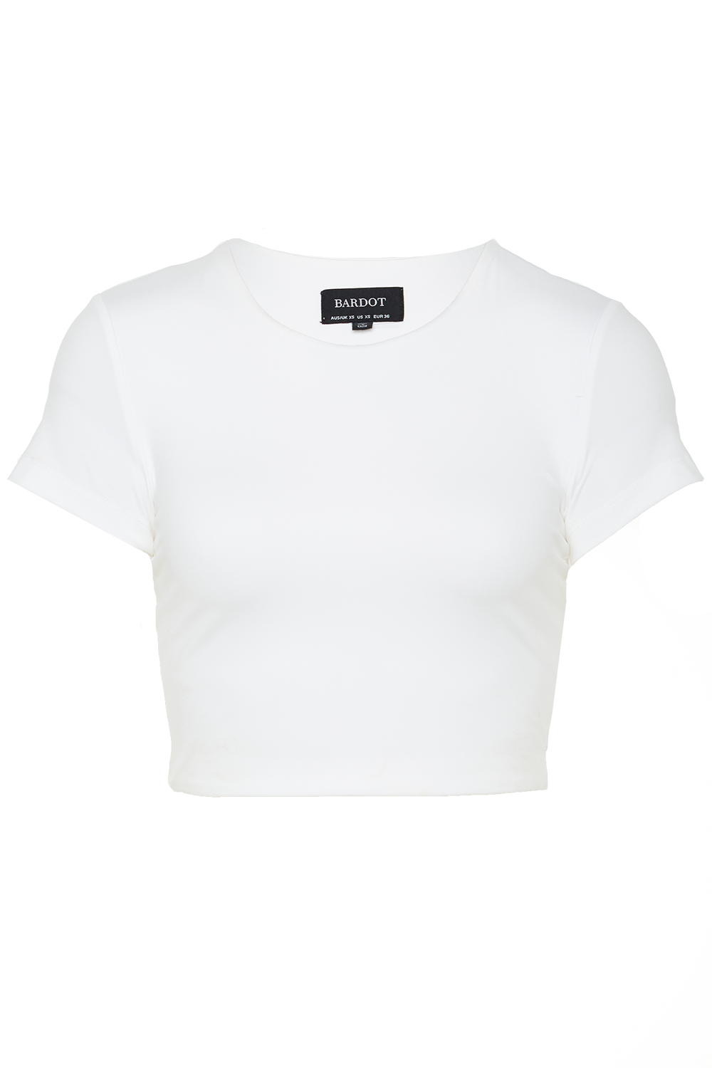BRIE CROP TOP in colour BRIGHT WHITE