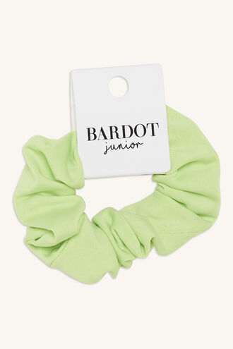 NEON SCRUNCHIE in colour GREEN ASH