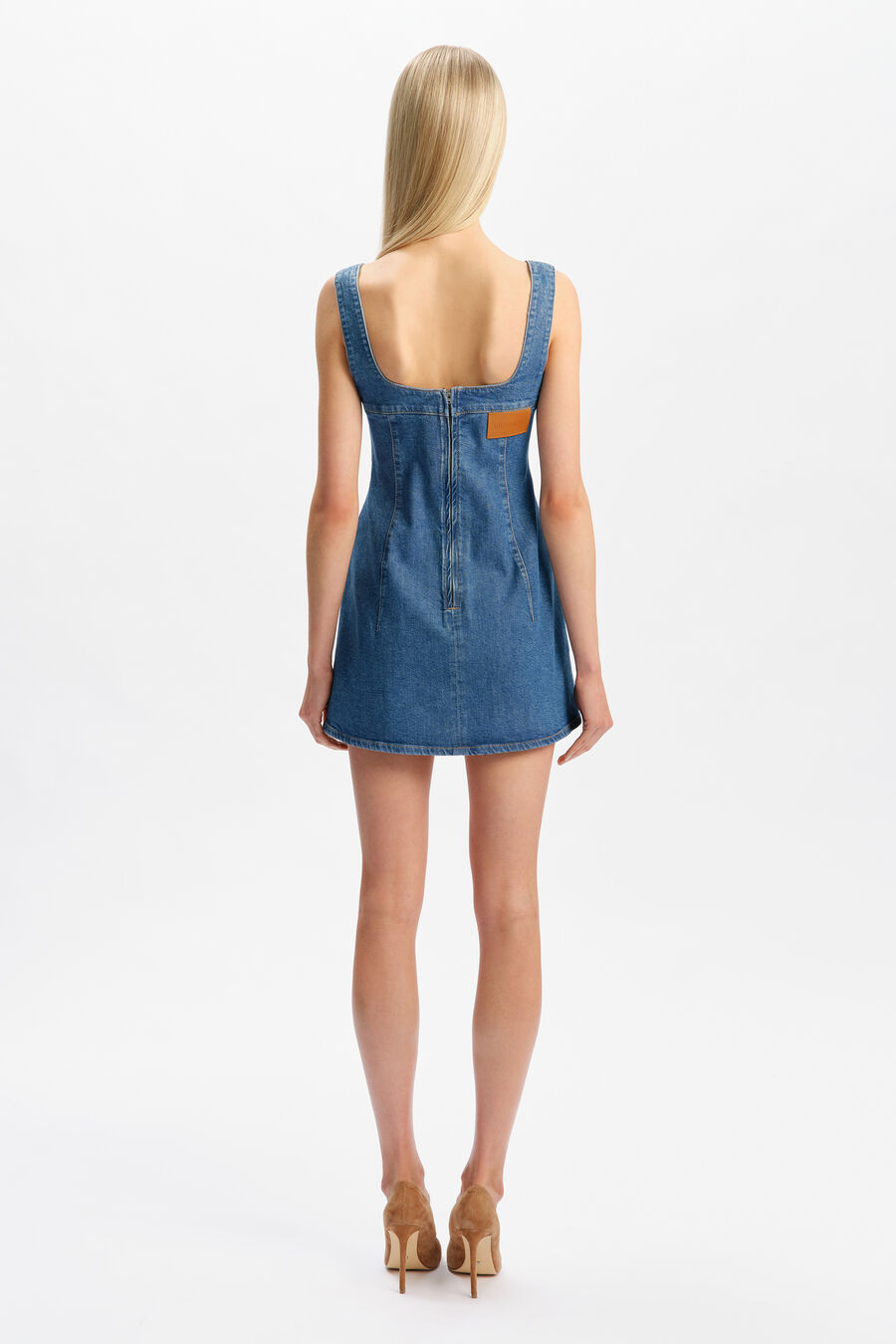030 Denim Mini Dress