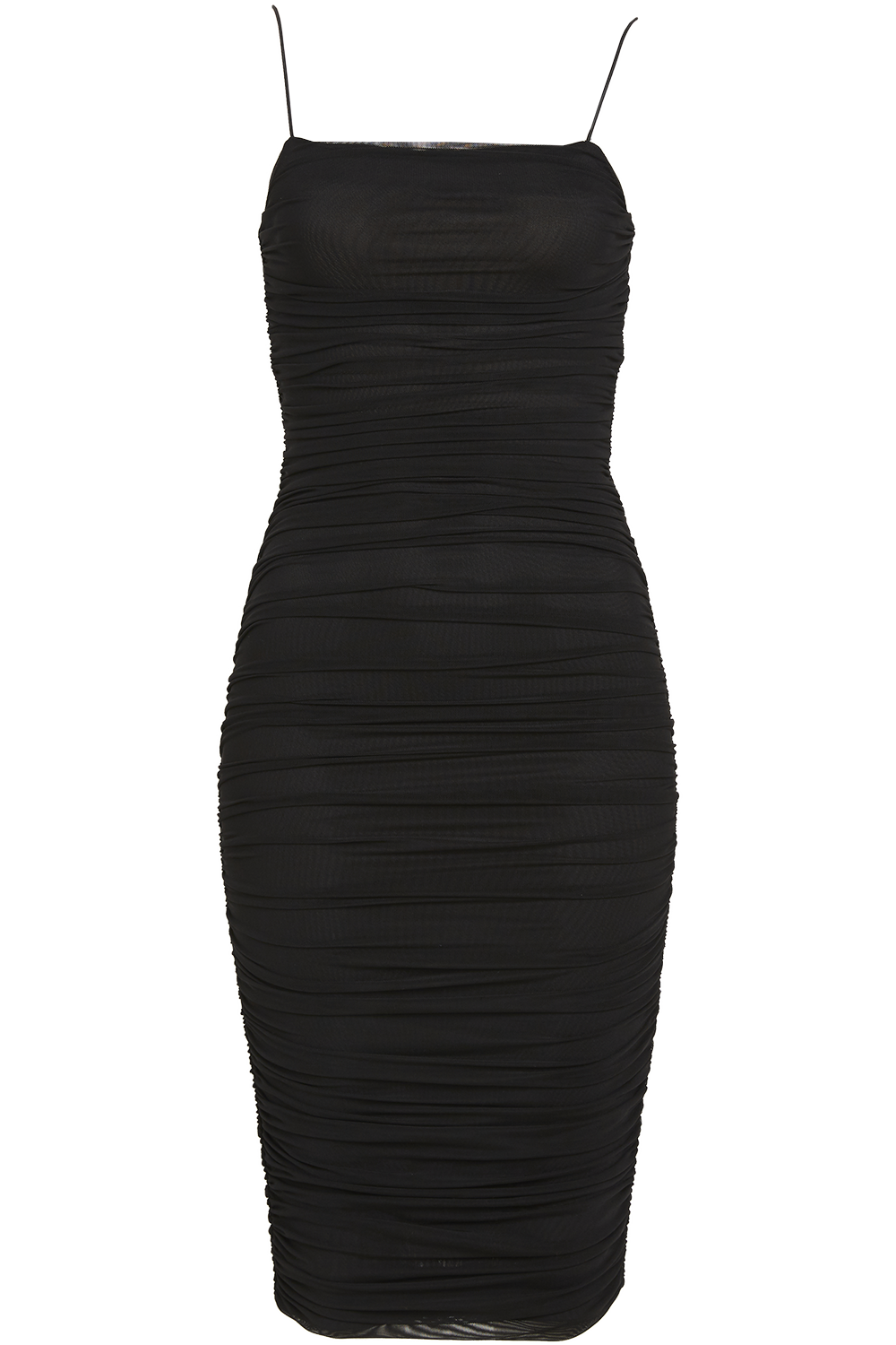 NAOMI DRESS in colour CAVIAR