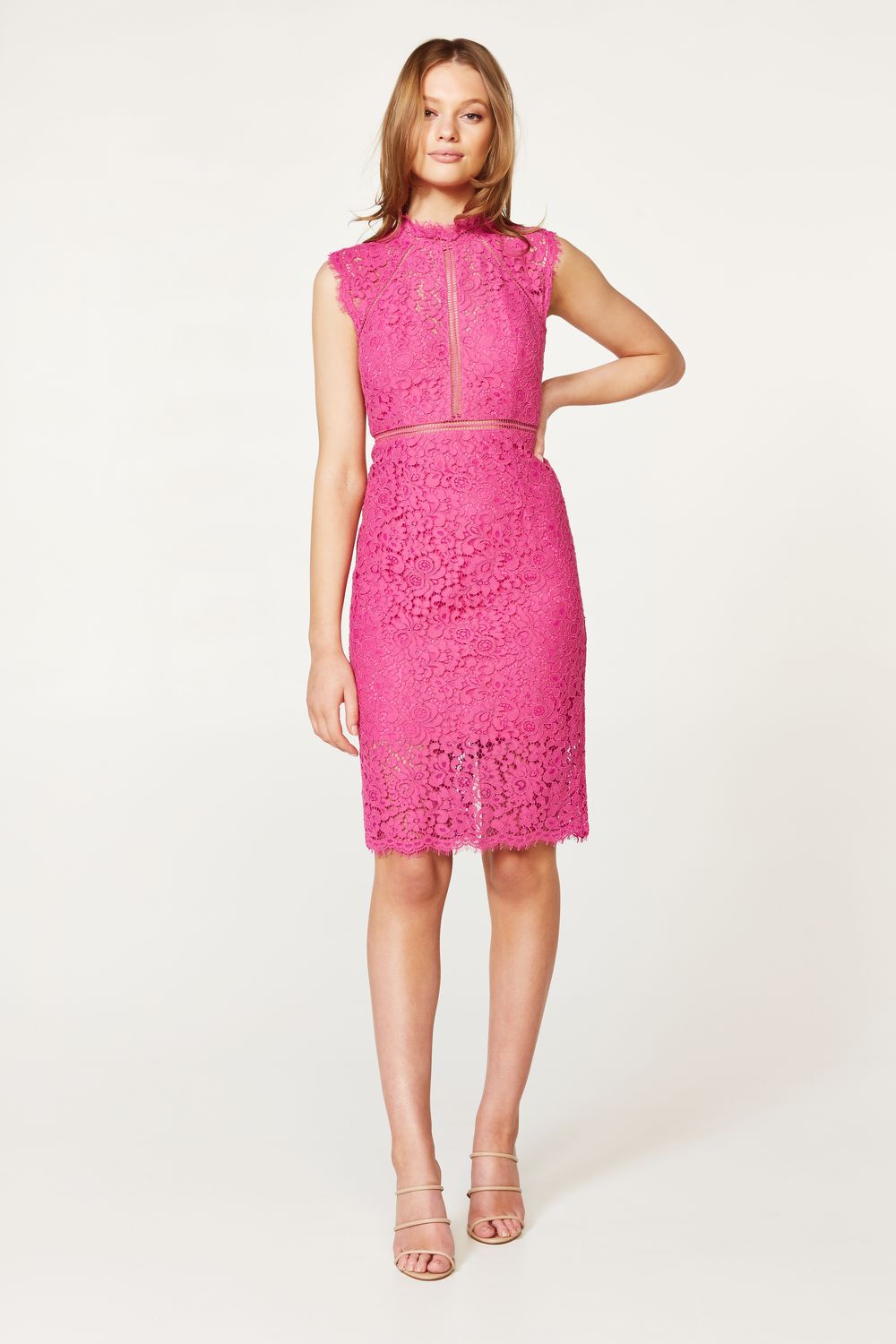 bardot panel dress