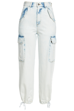 SUPER BLEACH CARGO JEAN in colour PLEIN AIR