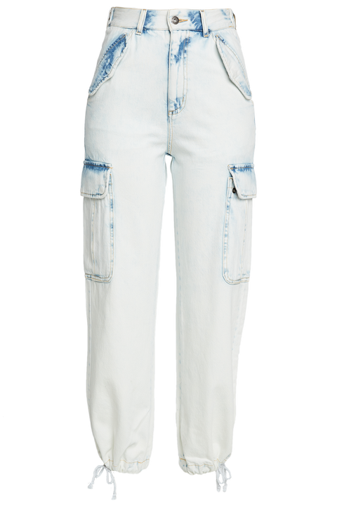 SUPER BLEACH CARGO JEAN in colour PLEIN AIR