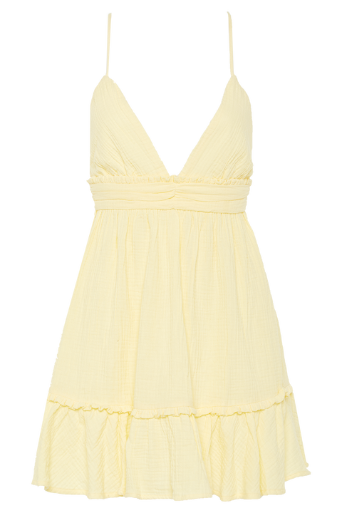 LOTTIE SUMMER DRESS in colour BUTTERCUP